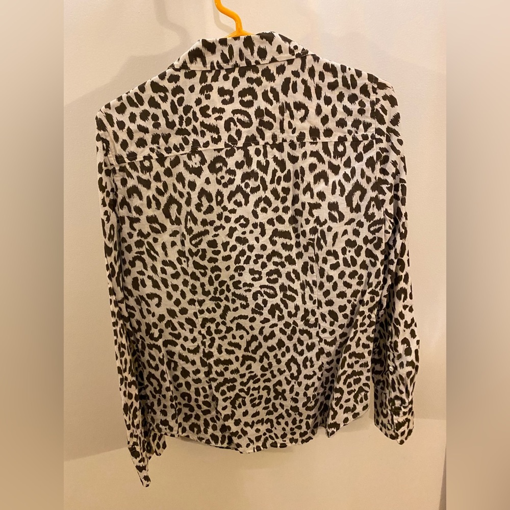 J. Crew Leopard Print Button Down - image 2
